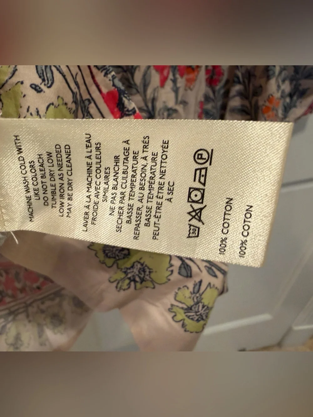 Free People Avery Tunic Puff Sleeves Cinched Waist Floral Peasant Statement Top